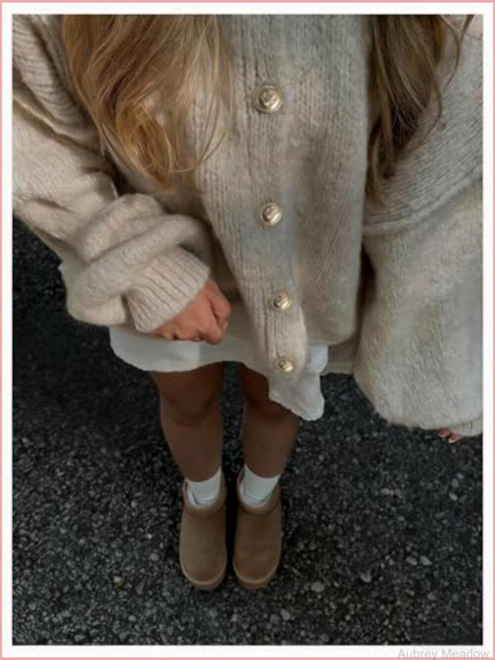 Oversized Button Up Cardigan Sweater Bishop Sleeve Fall Winter - Picture 2 of 5